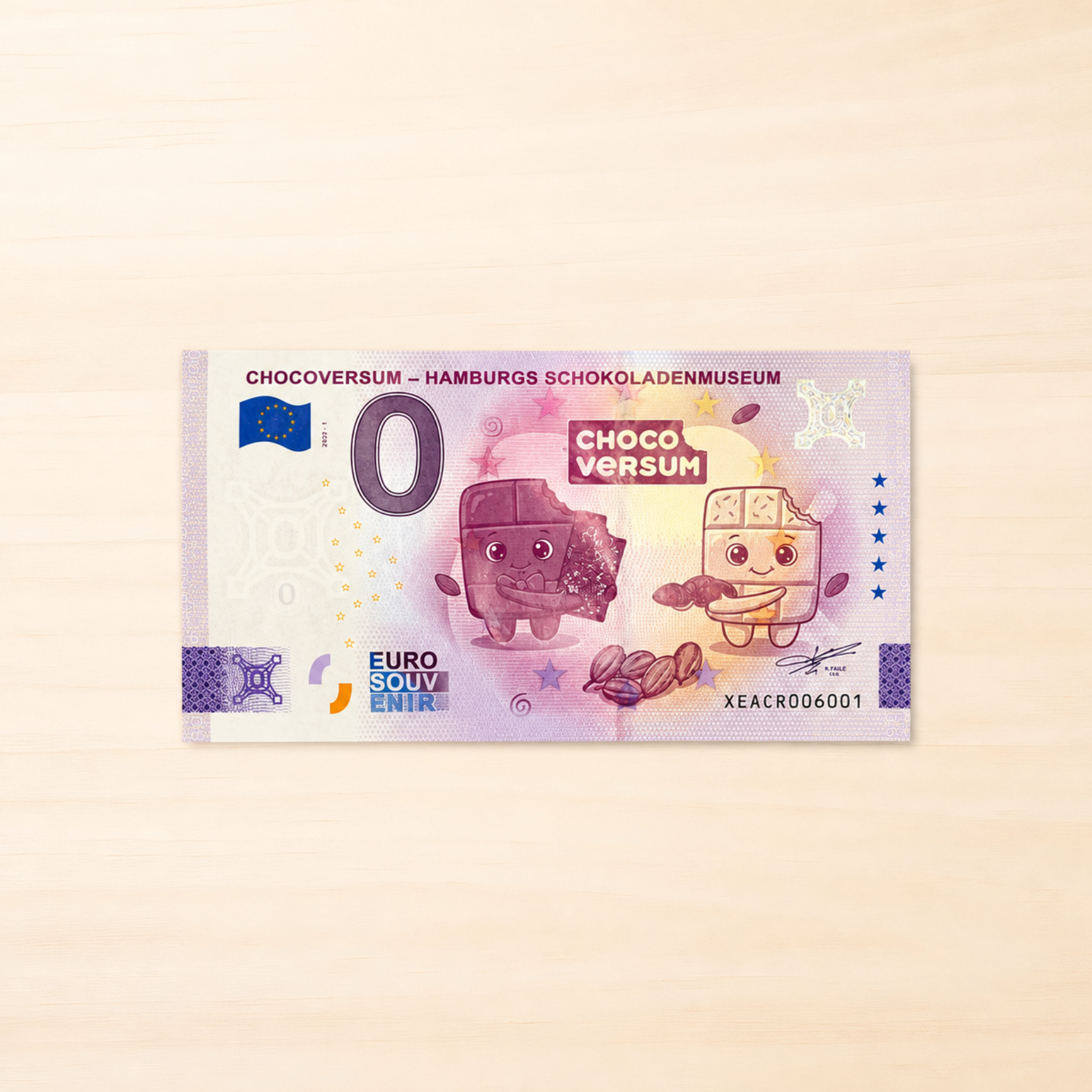 0-EUR-Souvenir-Schein (Silber) - Edition 01