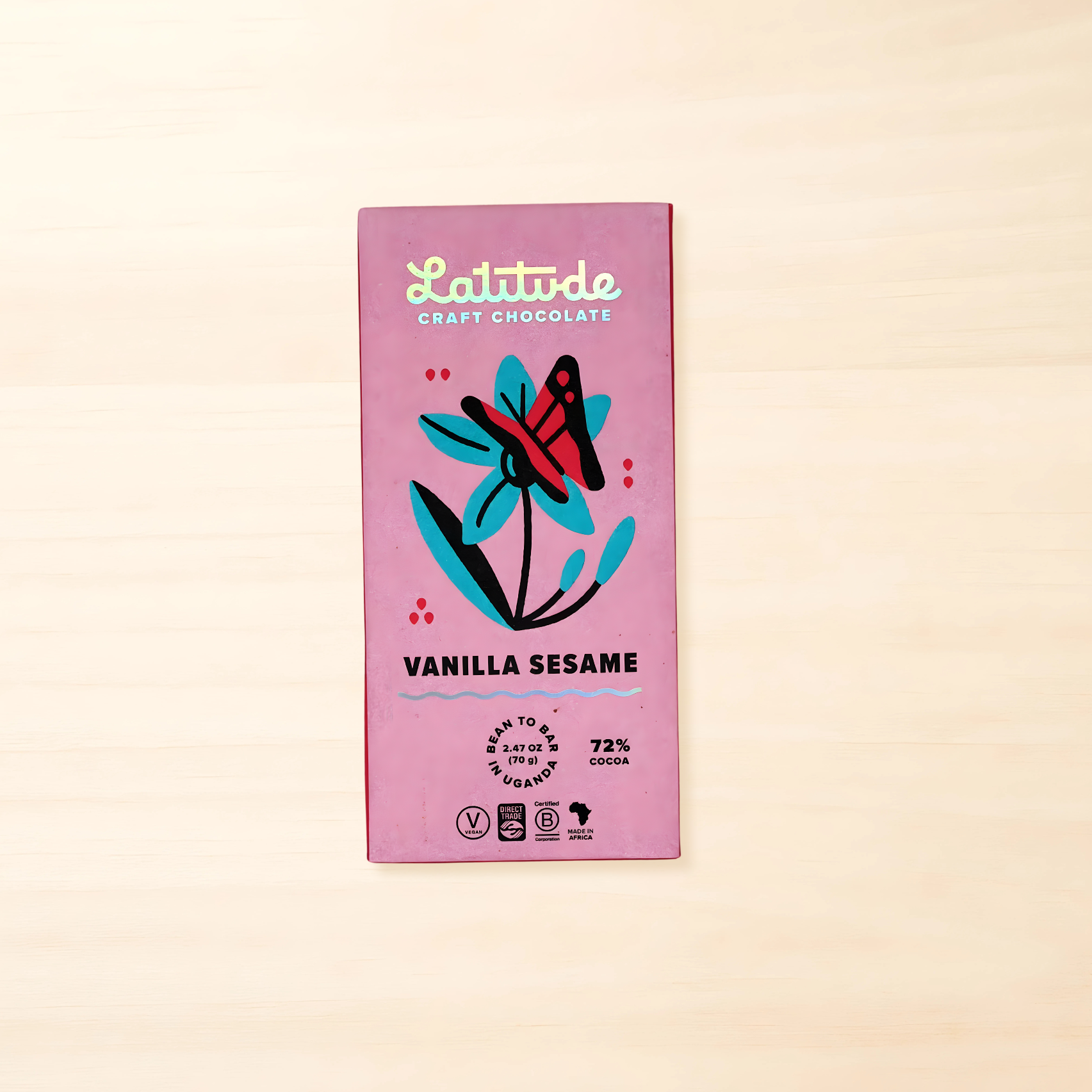 Latitude Vanille Sesam 72%, 70g
