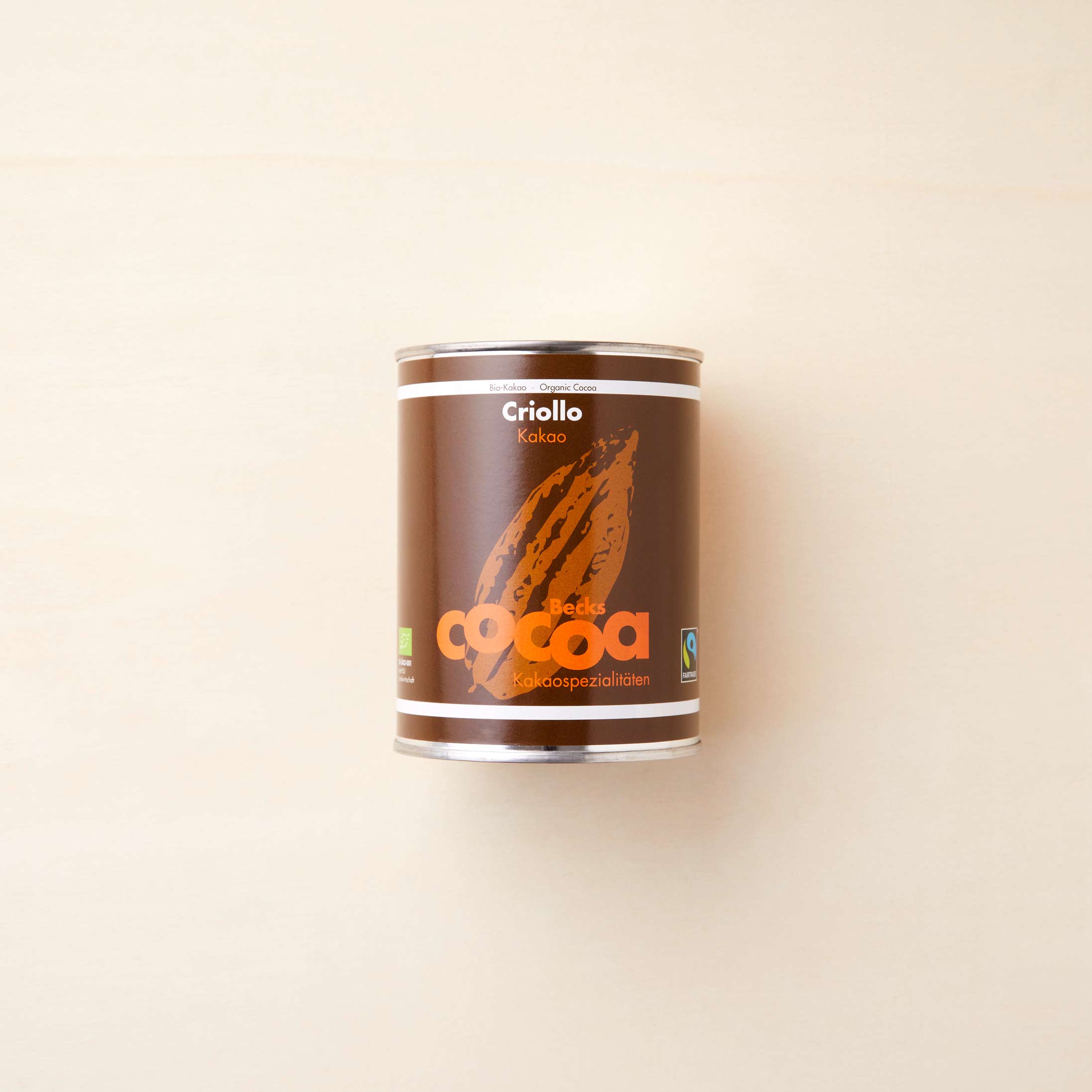 Dose Trinkschokoladenpulver von Becks Cocoa