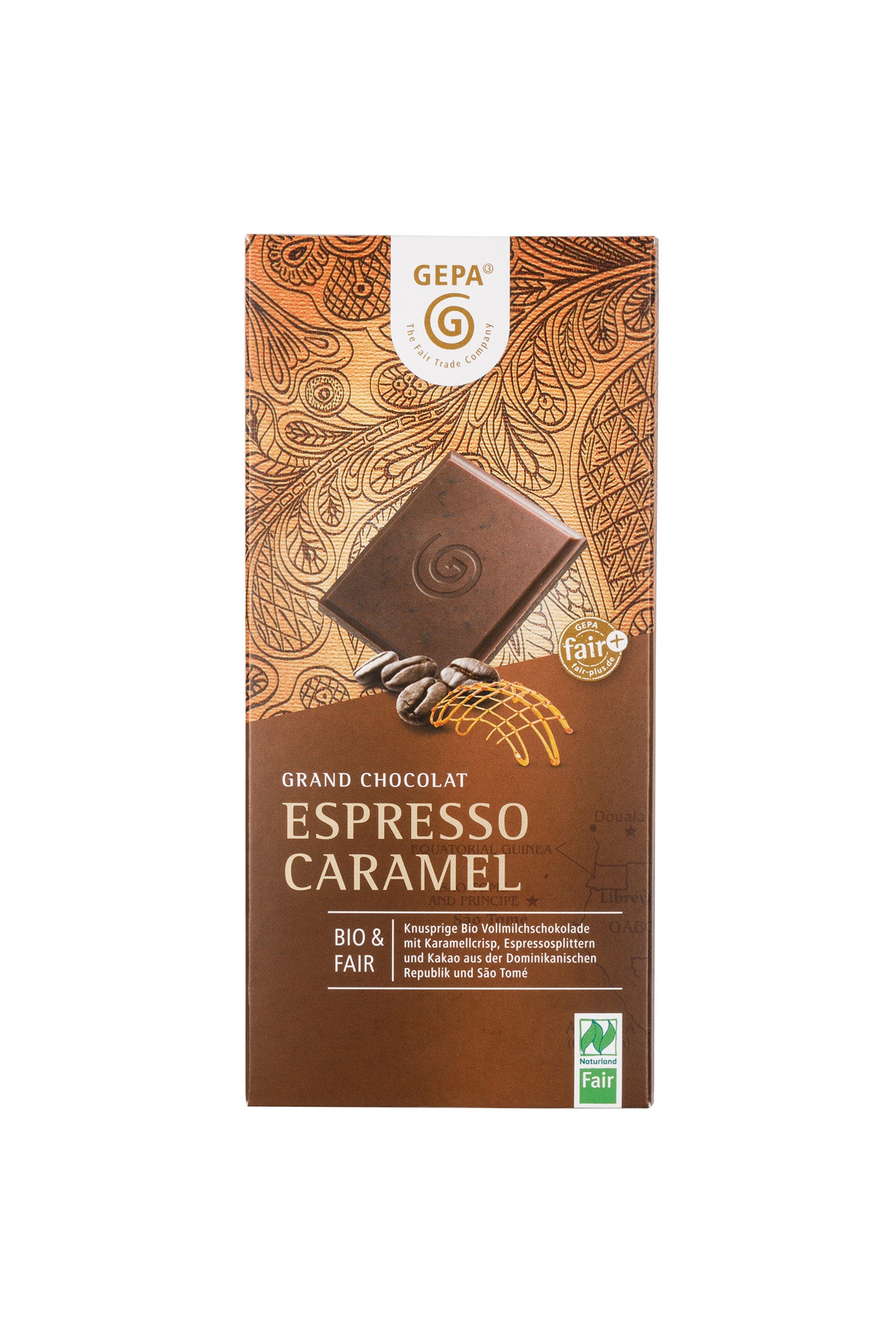 GEPA Espresso Caramel - Vollmilch, 100g